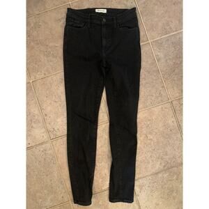 MADEWELL 27 Roadtripper Denim Jeans Bennett Black Skinny Lightweight Stretch